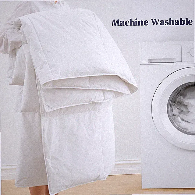 Cooling Summer Lightweight Comforter Goose Down and Feather Blend or Winter Warm