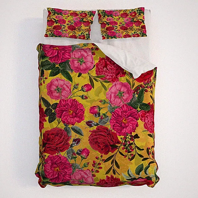 Deny Designs 3pc Full/Queen Vintage Love Vintage Shabby Chic Summer Duvet Cover
