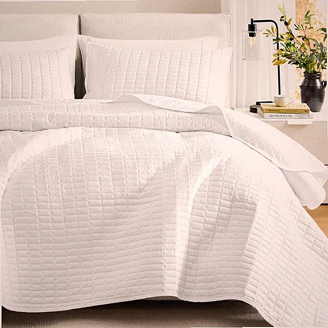 Kienna Quilt Set- Double Sided Stitching Design Summer Blanket, Lightweight,...