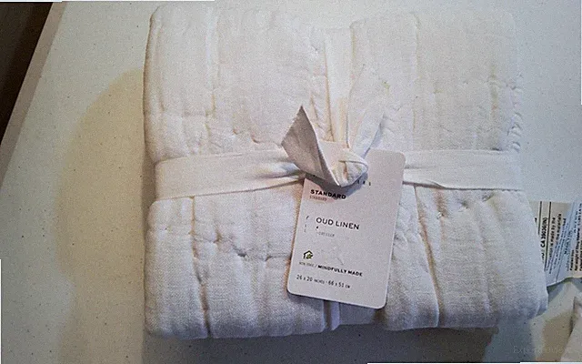 Pottery Barn Ultimate Summer Essential STANDARD Sham (2) White NWT