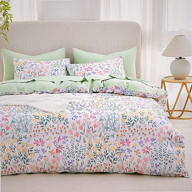 Romantic/Watercolor Wildflowers Pattern Comforter Sets - GG Home