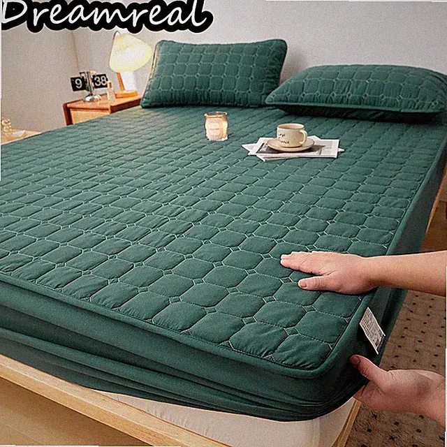 Thicken Mattress Pad Cover Protector Skin-Friendly Durable Fitted Sheet Cotton