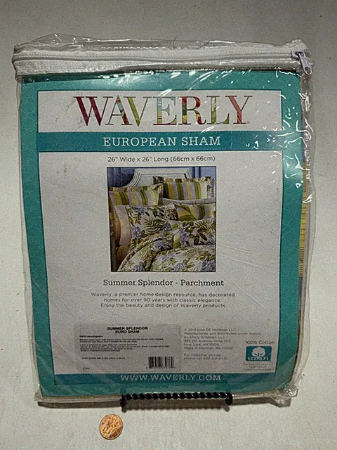 Waverly European Sham 26"x26" Summer Splendor Pillow Case Cotton